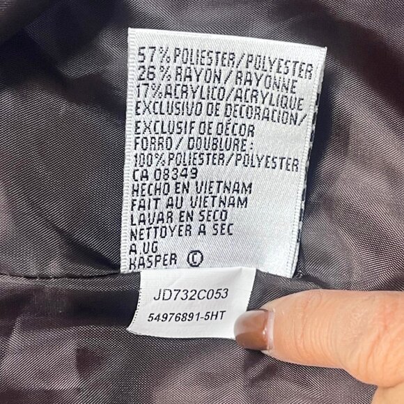 Le Suit 4 Button Blazer / Jacket | Size 12 - Picture 10 of 13